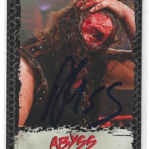 Abyss Signed 2008 Tristar TNA Impact Card #26 WWE