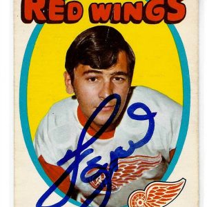 Tom Webster Signed 1971-72 O-Pee-Chee OPC Card Detroit Red Wings