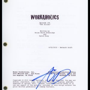 Adam Devine "Workaholics" AUTOGRAPH Signed Full 'The Strike' Episode Script ACOA