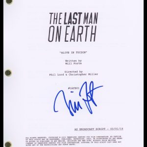 Will Forte "The Last Man on Earth" AUTOGRAPH Signed Full Episode Script ACOA