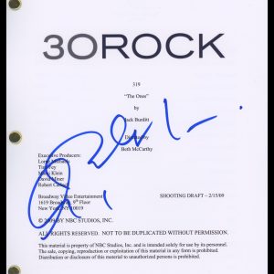 Alec Baldwin "30 Rock" AUTOGRAPH Signed Complete 'The Ones' Episode Script ACOA