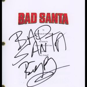 Billy Bob Thornton "Bad Santa" AUTOGRAPH Signed Full Script Screenplay B ACOA