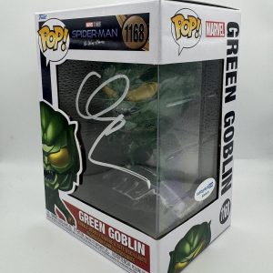 Willem Dafoe "Spider-Man: No Way Home" SIGNED Green Goblin 1168 Funko Pop B ACOA