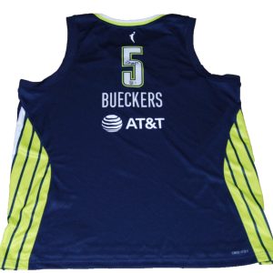 PAIGE BUECKERS signed (DALLAS WINGS) WNBA Nike explorer jersey BECKETT AE61923