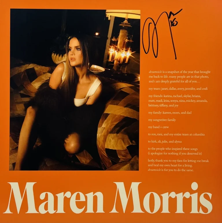 MAREN MORRIS Signed Autograph LP Insert 