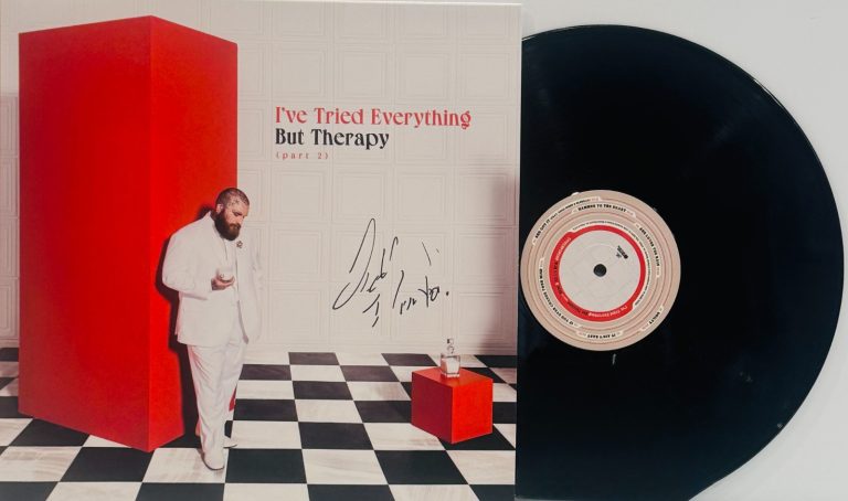 TEDDY SWIMS Signed Autograph LP Cover 