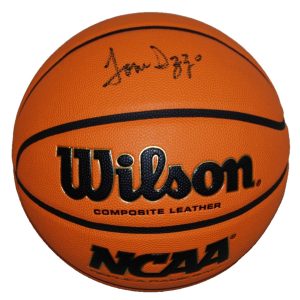 TOM IZZO signed (MICHIGAN STATE SPARTANS) Wilson NCAA basketball PSA/DNA AN92148