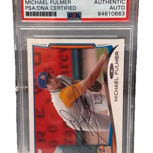 MICHAEL FULMER signed (Seattle Mariners) Topps 2014 minor Card PSA 84610663
