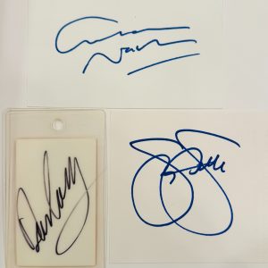 DAVID CROSBY STEPHEN STILL GRAHAM NASH Signed Autograph Signature Set JSA LOA