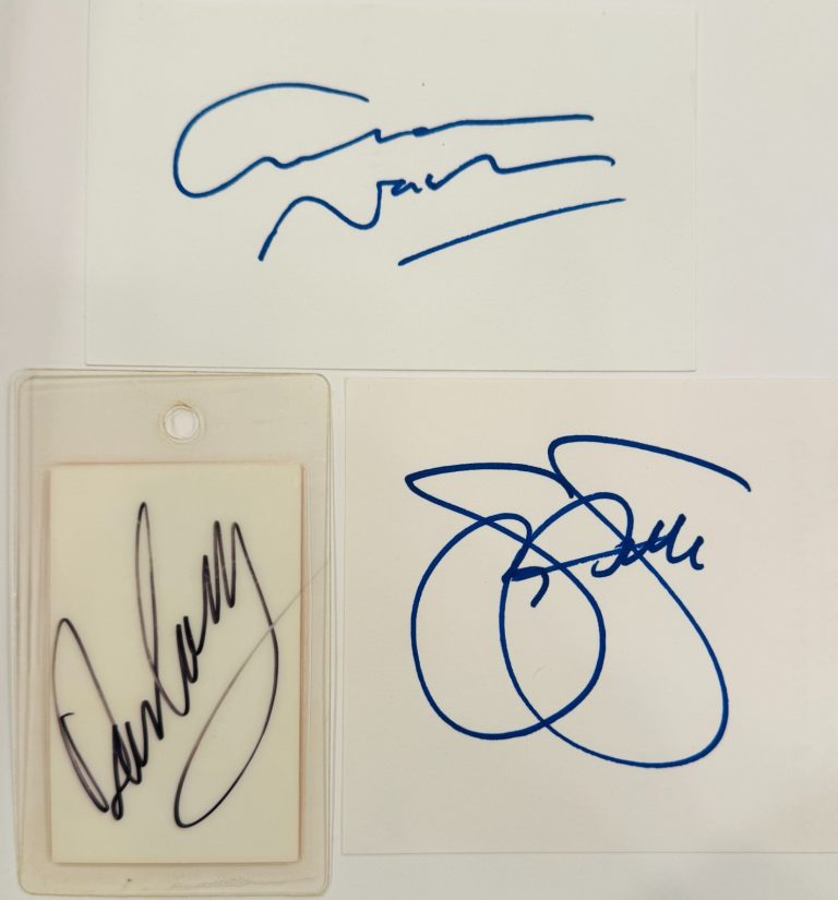 DAVID CROSBY STEPHEN STILL GRAHAM NASH Signed Autograph Signature Set JSA LOA