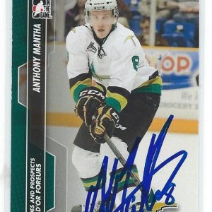 Anthony MANTHA Signed 2013/14 Heroes and Prospects Card DETROIT RED WINGS