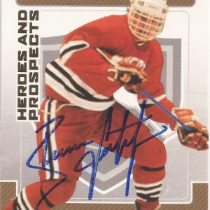 Brian Leetch Signed 2006/07 Heroes and Prospects Card