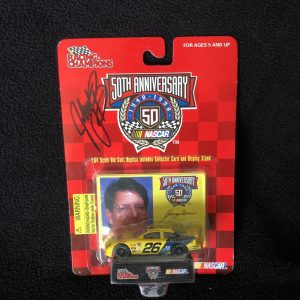 Johnny Benson Signed Racing Champions Cheerios 1:64 Scale Stock Car