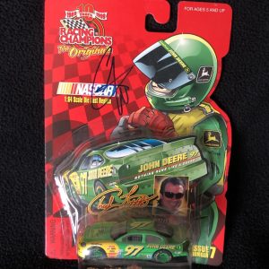 Chad Little Signed Racing Champions Originals John Deere 1:64 Scale Stock Car