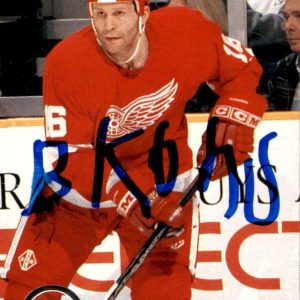 Vladimir Konstantinov Signed 1996/97 Leaf Card #110 JSA COA
