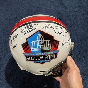 2010 HoF Class Signed Helmet Emmitt Smith Collection W/ LOA READ Jerry Rice ++