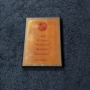 Personally Owned Lawrence Moten Award Syracuse University Basketball Signed