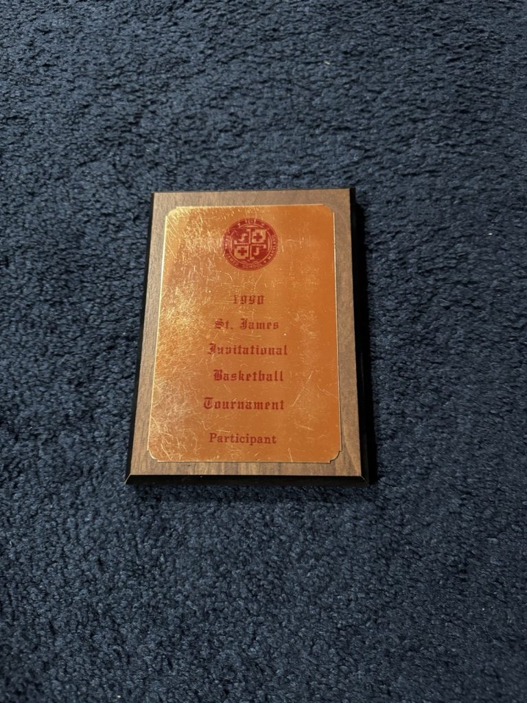 Personally Owned Lawrence Moten Award Syracuse University Basketball Signed