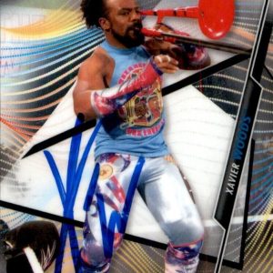 Xavier Woods Signed 2020 Topps Finest WWE Smack Down Card #70 New Day