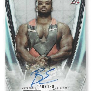 Big E 2020 Topps Undisputed WWE Smack Down Autograph Card A-BE 140/199