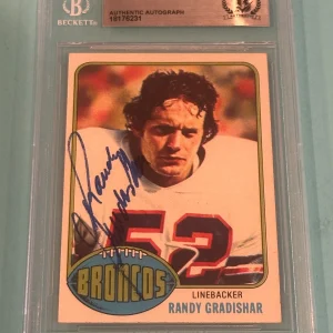 RANDY GRADISHAR Signed 1976 TOPPS ROOKIE Card #257 Beckett BAS