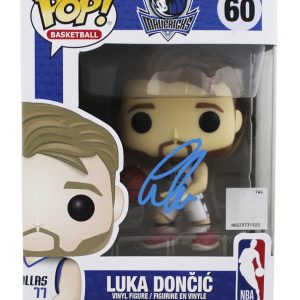 Mavericks Luka Doncic Authentic Signed #60 Funko Pop Vinyl Figure BAS #AE13900