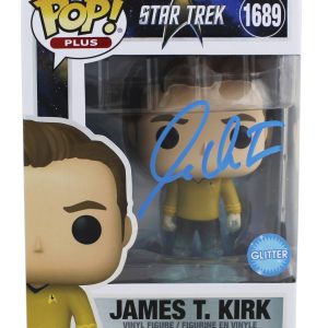 William Shatner Star Trek Signed James T. Kirk #1689 Funko Pop Figure BAS Wit