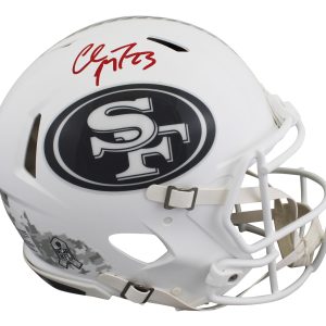49ers Christian McCaffrey Signed STS III Full Size Speed Proline Helmet Fanatics
