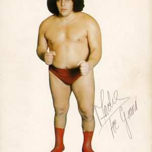 Andre The Giant Authentic Signed 8x10 Vertical Photo Autographed JSA #ZZ67310