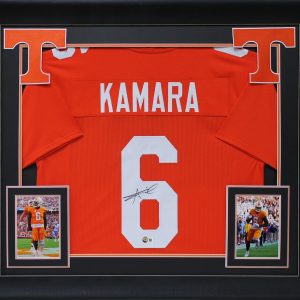 Tennessee Alvin Kamara Signed Orange Pro Style Framed Jersey BAS Witnessed