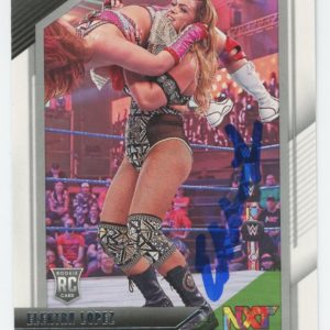 WWE Elektra Lopez Authentic Signed 2022 Panini NXT #33 Rookie Card BAS #BS86747