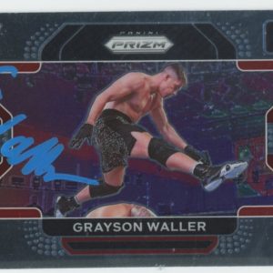 Grayson Waller WWE Authentic Signed 2022 Panini Prizm #43 Card BAS #BS86835