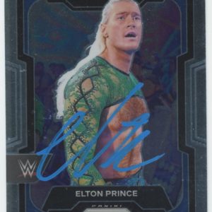 Elton Prince WWE Authentic Signed 2024 Panini Prizm #124 Card BAS #BS86879