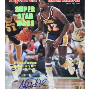 Lakers Magic Johnson Signed 1984 Sports Illustrated Magazine BAS Wit #3W387274