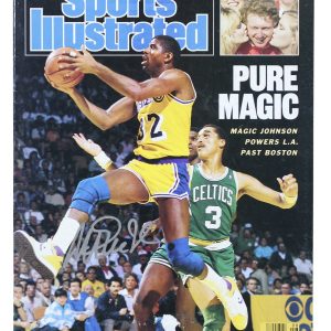 Lakers Magic Johnson Signed 1987 Sports Illustrated Magazine BAS Wit #3W387220