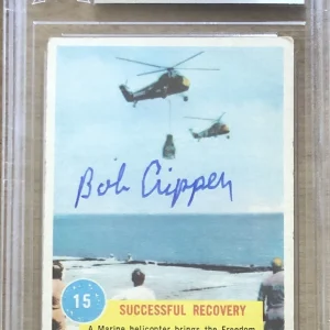 BOB CRIPPEN 1963 TOPPS ASTRONAUTS BAS BECKETT BGS SIGNED AUTOGRAPH NASA STS
