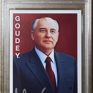 2015 UD GOODWIN MIKHAIL GORBACHEV SIGNED CARD PSA DNA AUTOGRAPH PRESIDENT USSR