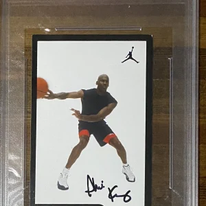 PHIL KNIGHT NIKE CEO SIGNED AIR JORDAN XII SHOE CARD PSA DNA AUTOGRAPH MICHAEL