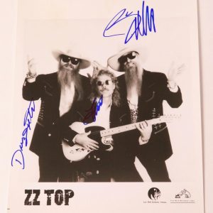 Billy Gibbons ZZ TOP Signed Autograph Auto 8x10 Photo by 3  JSA
