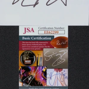 TIM BURTON Signed Autograph Index Card JSA COA Edward Scissor Hands Beetlejuice