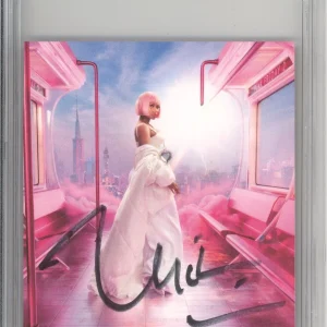 Nicki Minaj Pink Friday 2 Album Cover Picture Card SIGNED AUTOGRAPH PSA DNA COA