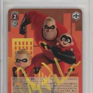 2024 DISNEY PIXAR TRADING CARD SIGNED MR. INCREDIBLE CRAIG T NELSON PSA DNA COA