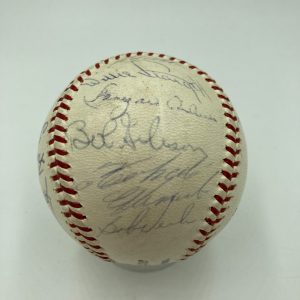1965 All Star Game Team Signed Baseball Roberto Clemente Hank Aaron PSA Beckett