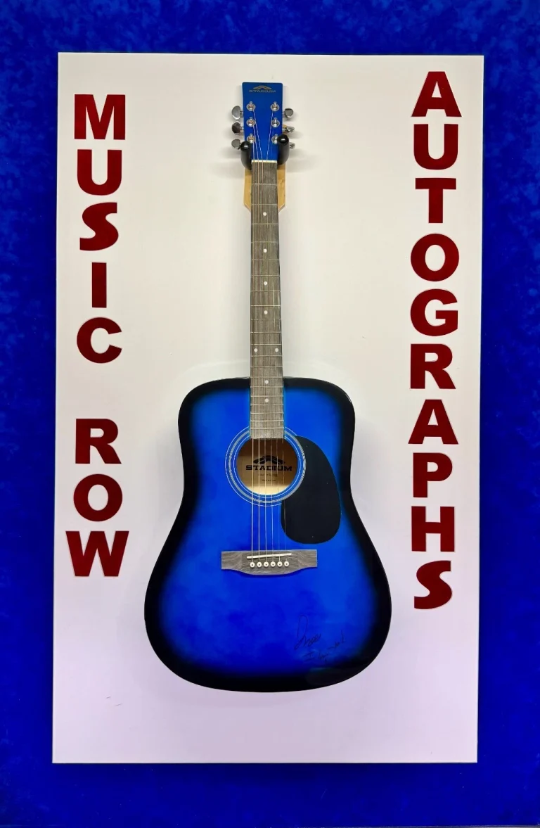TEDDY SWIMS Signed Acoustic Guitar Autograph JSA LOA