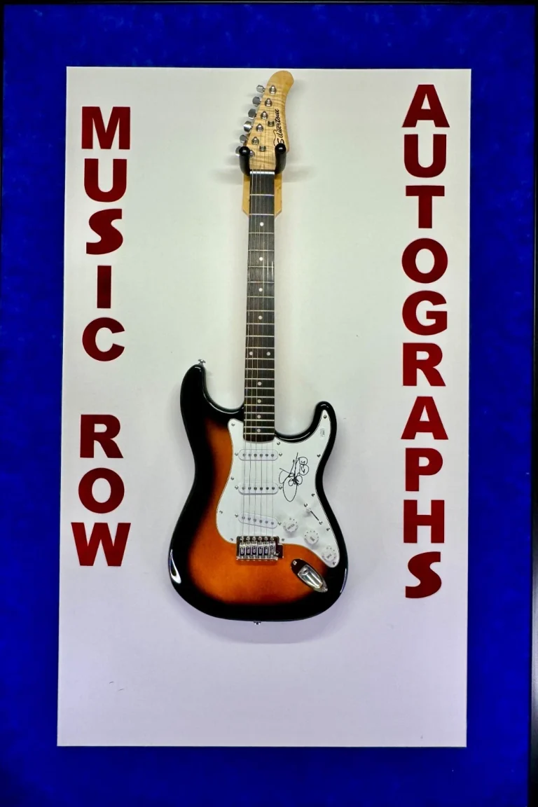 STEVE CROPPER Signed Autograph Electric Sunburst Guitar JSA COA