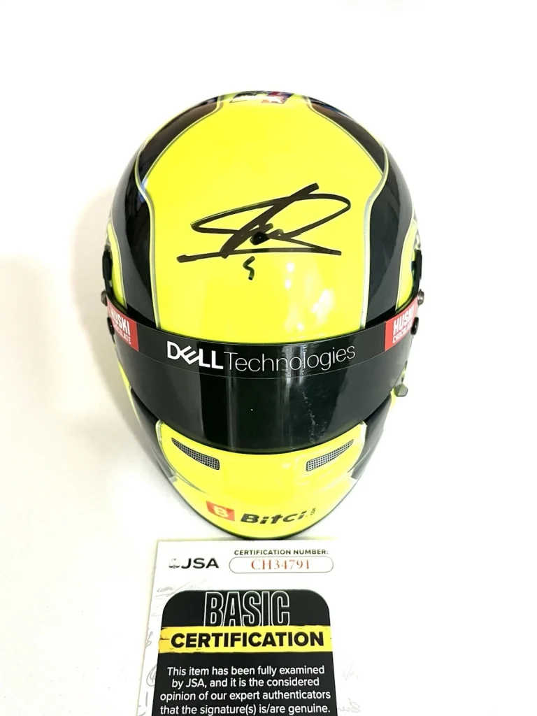 Lando Norris Hand Signed official 1:2 Mini Helmet McLaren Formula 1 F1 JSA CERT