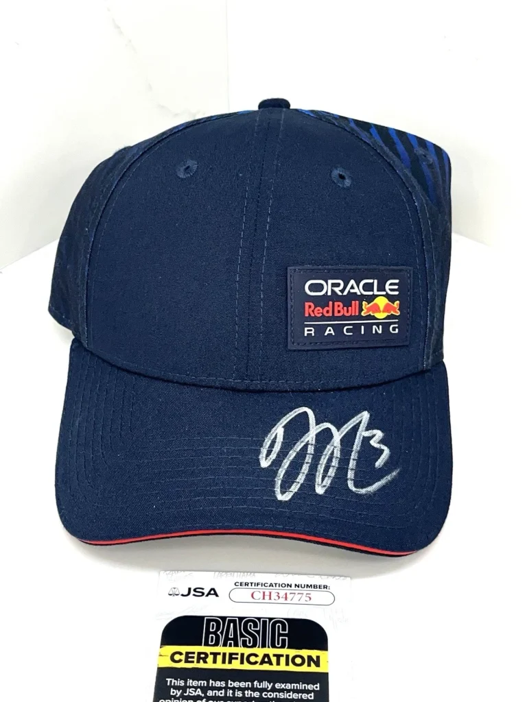 Daniel Ricciardo Hand Signed Redbull Hat Formula 1 F1 JSA Cert #1