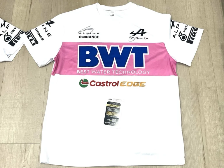 Pierre Gasly Hand Signed Shirt F1 Formula 1 JSA Cert #5