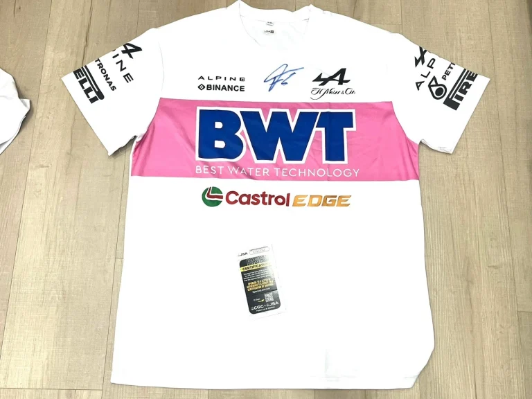 Franco Colapinto Hand Signed Alpine Shirt F1 Formula 1 JSA Cert #1