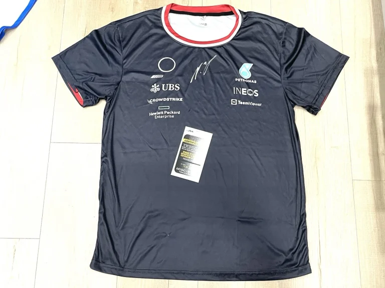 Valtteri Bottas Hand Signed Petronas Mercedes Shirt F1 Formula 1 JSA Cert #1